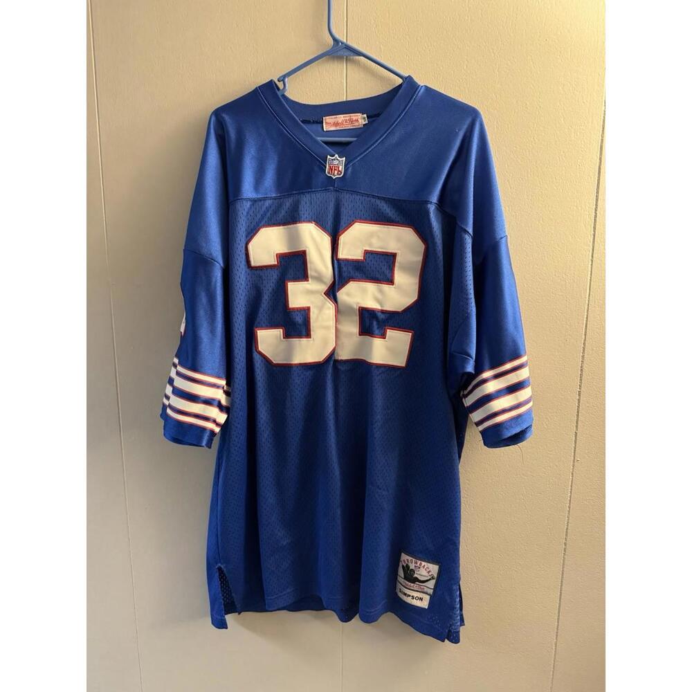Mitchell & Ness O.J. Simpson Buffalo Bills NFL Throwback Jersey Men’s Sz 56 VTG
